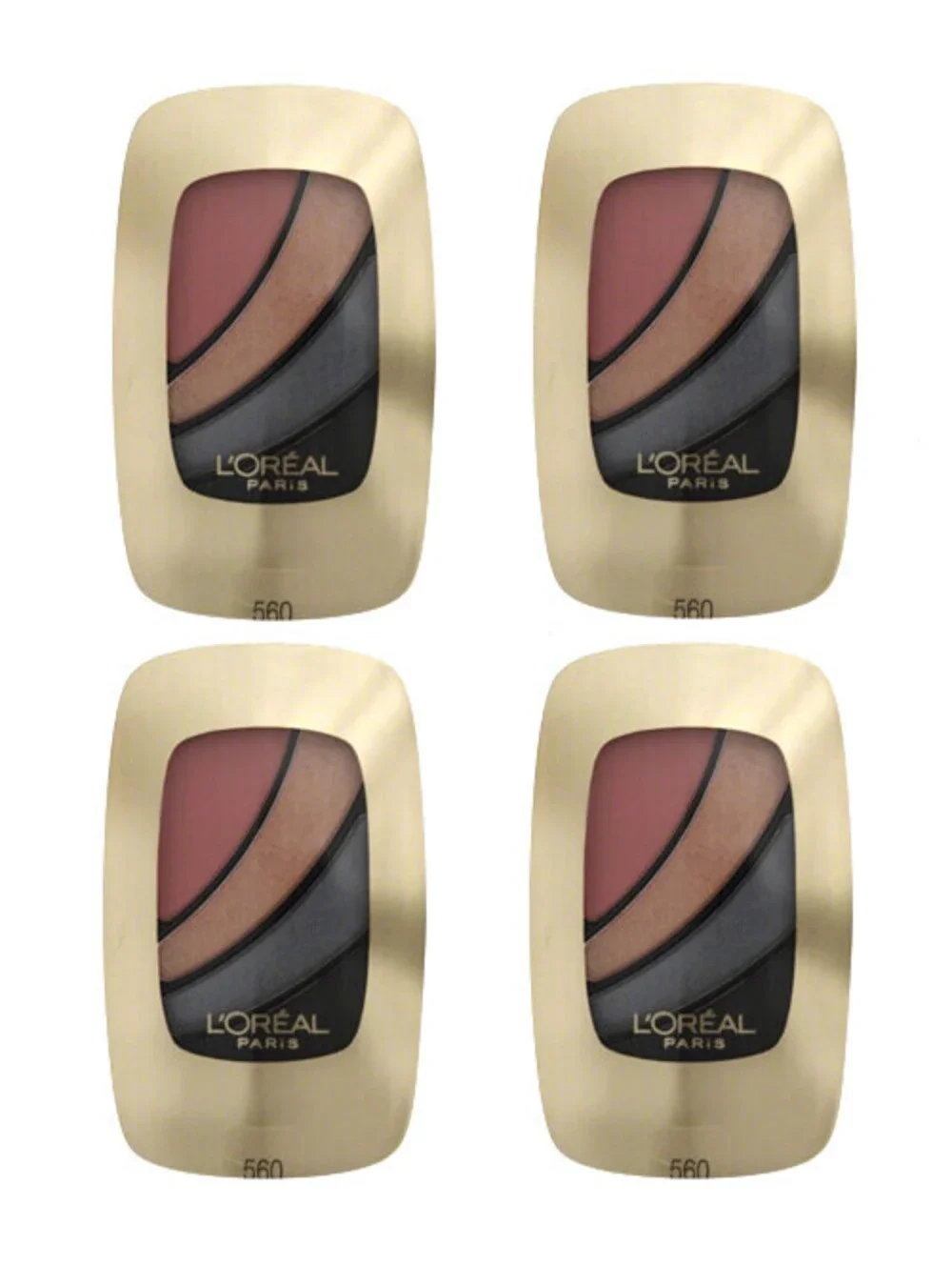 4-Pack NEW L'Oreal Colour Riche Eye Shadow Quad in 560 Shopping Spree (Sealed)